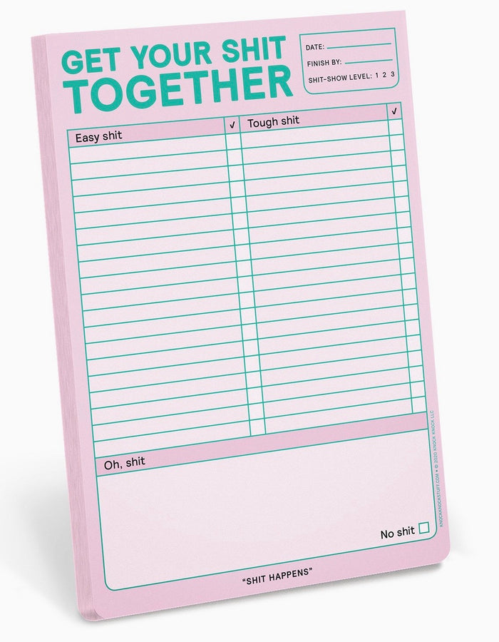 Get Your Sh*t Together Notepad